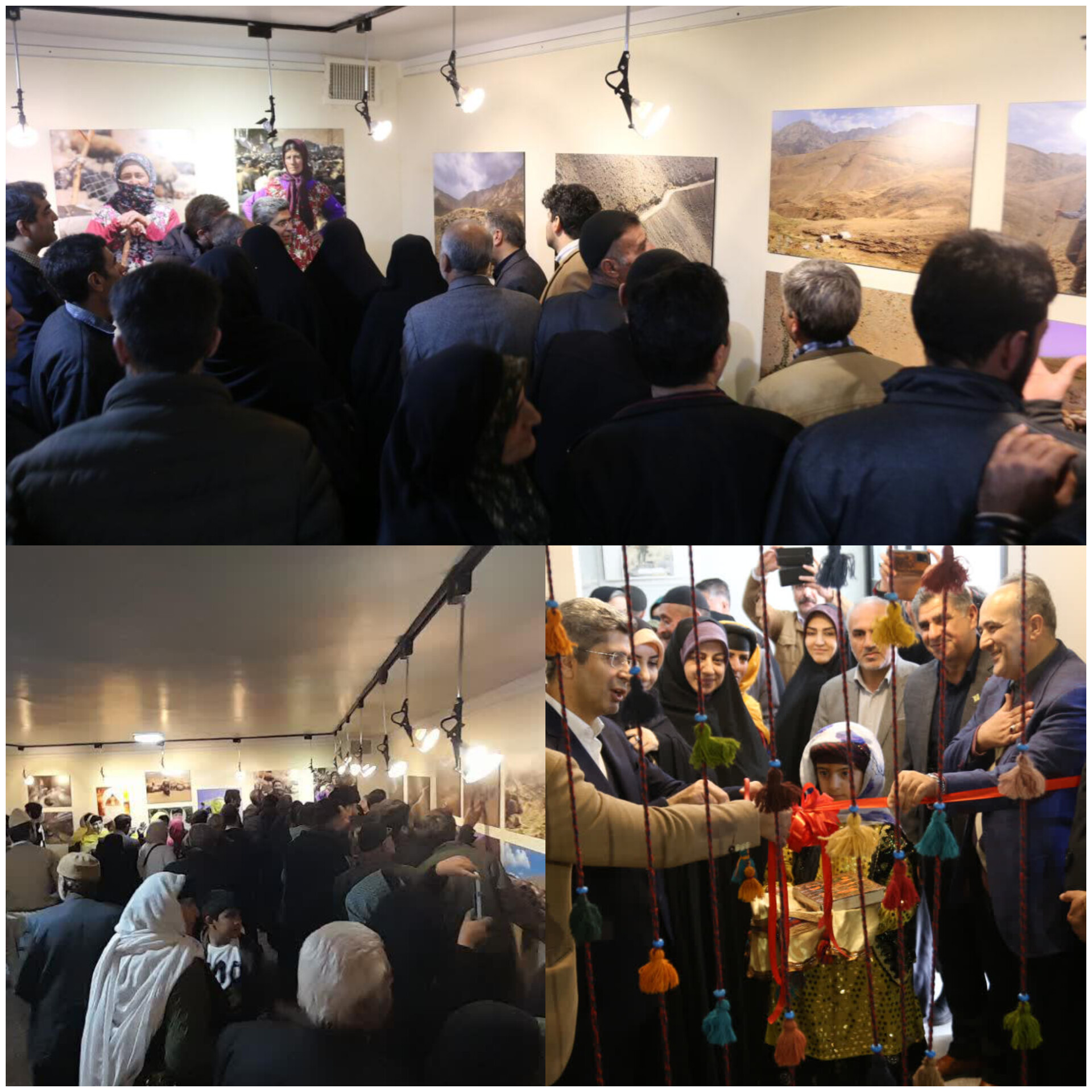 «هنر کوچ آیین عشایر» در قالب نمایشگاه عکس در قزوین افتتاح شد