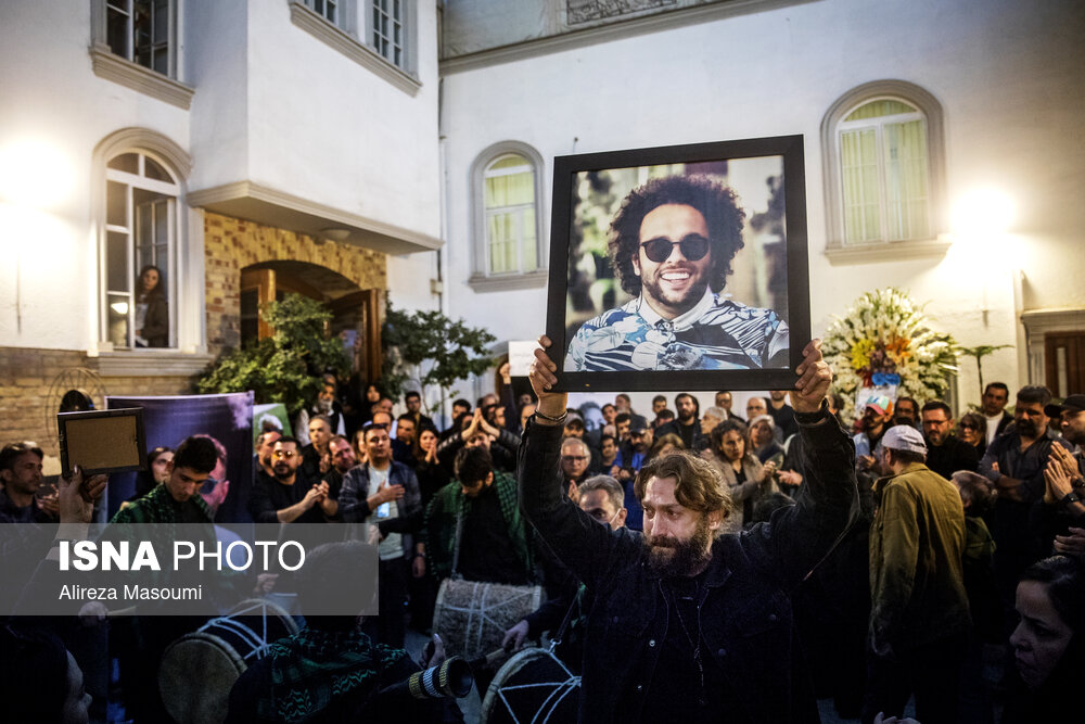 مراسم یابود جواد گنجی