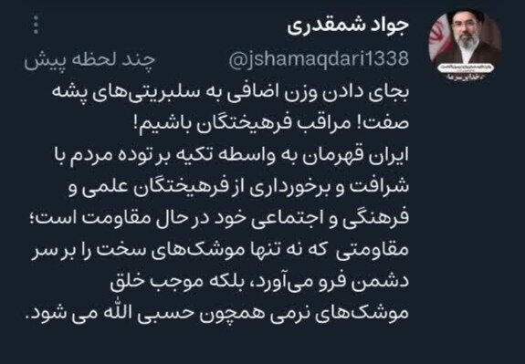 بجای دادن وزن اضافی به «سلبریتی‌های» پشه صفت(!) مراقب «فرهیختگان» باشیم!